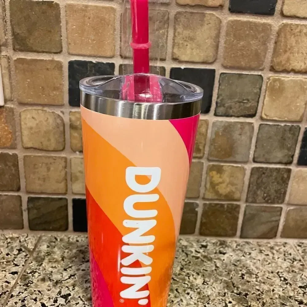 Dunkin Donuts 2023 20 Ounce Metal Coffee Tumbler